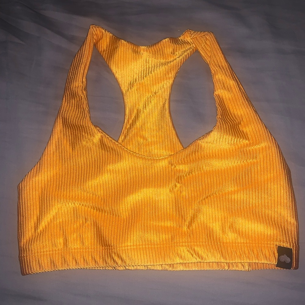 Booty by Brabants Golden Yellow Ribbed Bra